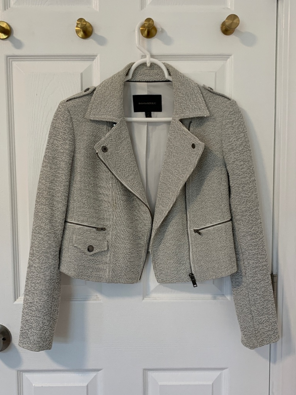 Banana Republic Textured Moto Jacket 2P